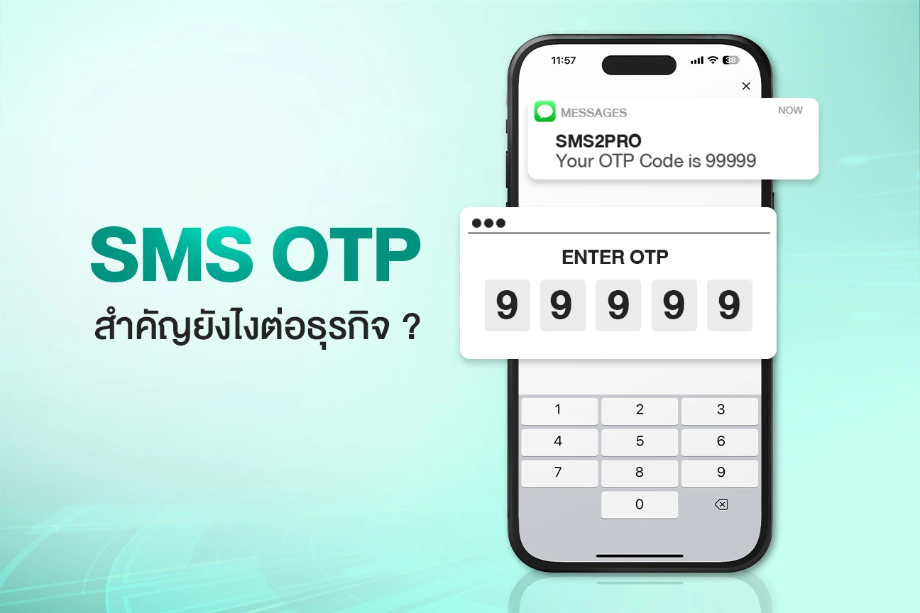 SMS OTP สำคัญต่อธุรกิจยังไง